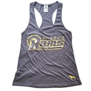 PINK Victoria’s Secret Vintage St Louis Rams NFL Racerback Tank Womens Large